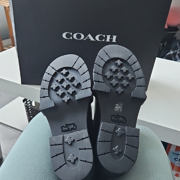 NWT Coach Lisa Boot - Black Over-the-Knee Boot - Picture 14 of 15